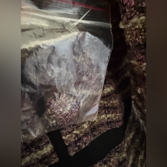 Bisou Bisou Women's Tweed Blazer - Black and Cream - Picture 5 of 9